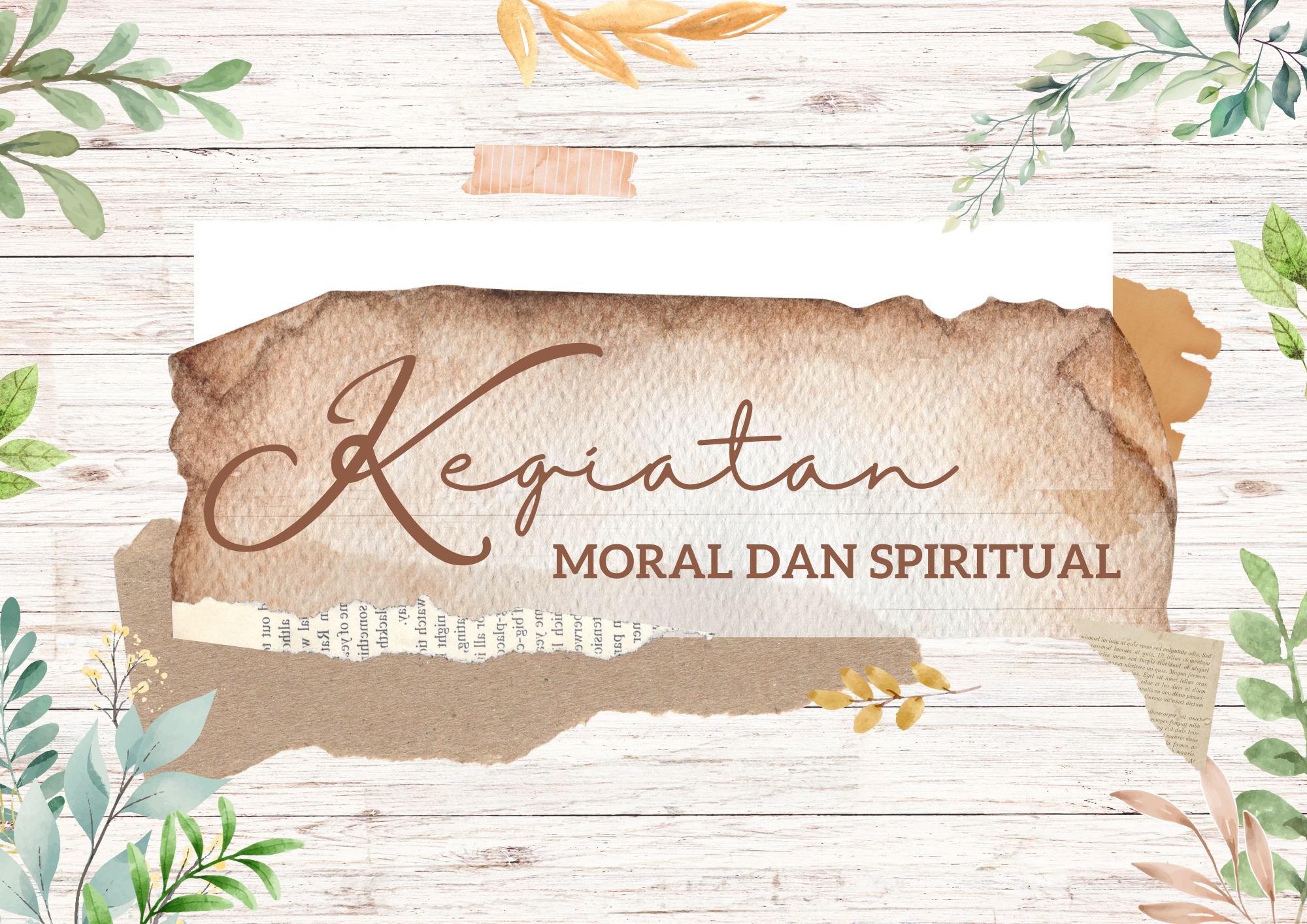 Kegiatan Moral Spiritual